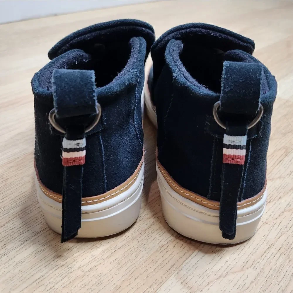 Tom's black Paxton platform slip on shoes
